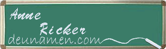 Anne Ricker Visitenkarte